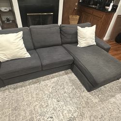 Blue IKEA KIVIK Sectional Couch