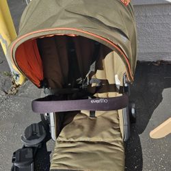 Evenflo Pivot Xplore Stroller Wagon Second Seat, Gypsy Olive Green