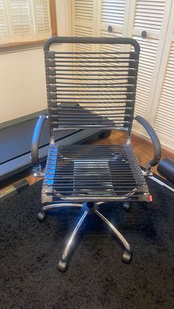 Bungee Cord Office Chair with Chrome Base