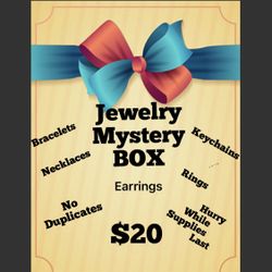 JEWELRY MYSTERY BOX  ( 7 Pieces Or More)