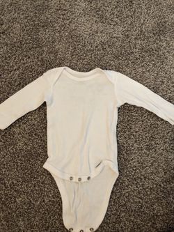 Gerber Organic white onesies