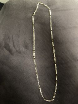 Real Silver chain color gold.