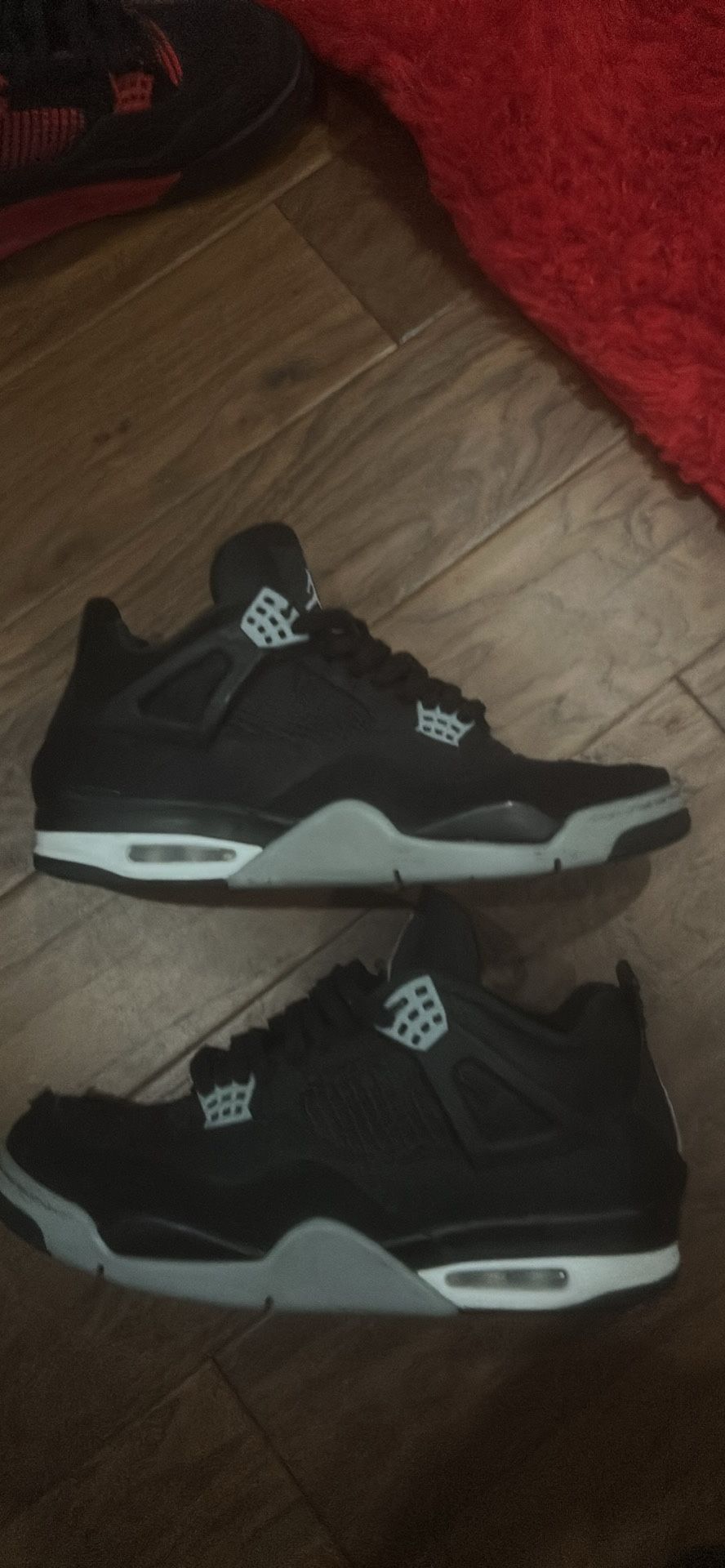 jordan 4 black canvas