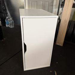 White IKEA Cabinet  - 27 X 14 X 23