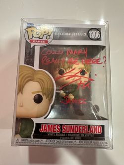 James Sunderland Silent Hill 2 Funko Pop Signed by Guy Cihi