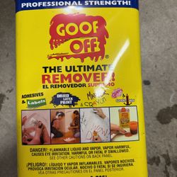 Goof Off 128 fl. oz. Professional Strength Latex Paint and Adhesive Remover