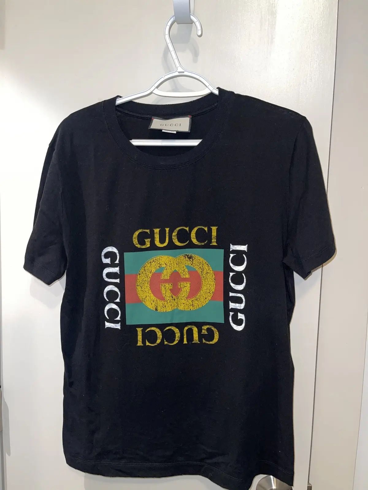 Black Vintage Gucci T Shirt