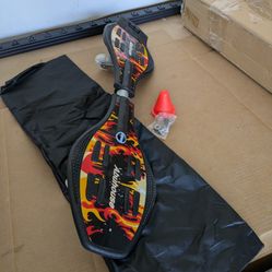 Deluxe Junior Caster Board in Amazing Blue Color, with Illuminating Wheels 