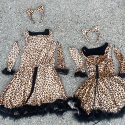 2 Cheetah Costumes 