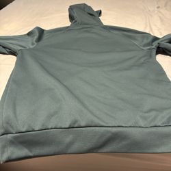 Nike Dark Green And Lime Hoodie