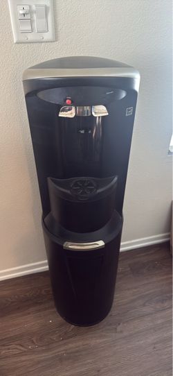 Black Freestanding Water Cooler Dispenser