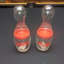 Smirnoff & Jose Cuervo Bowling Pin Glasses