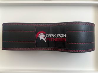 Dark iron fitness workout belt