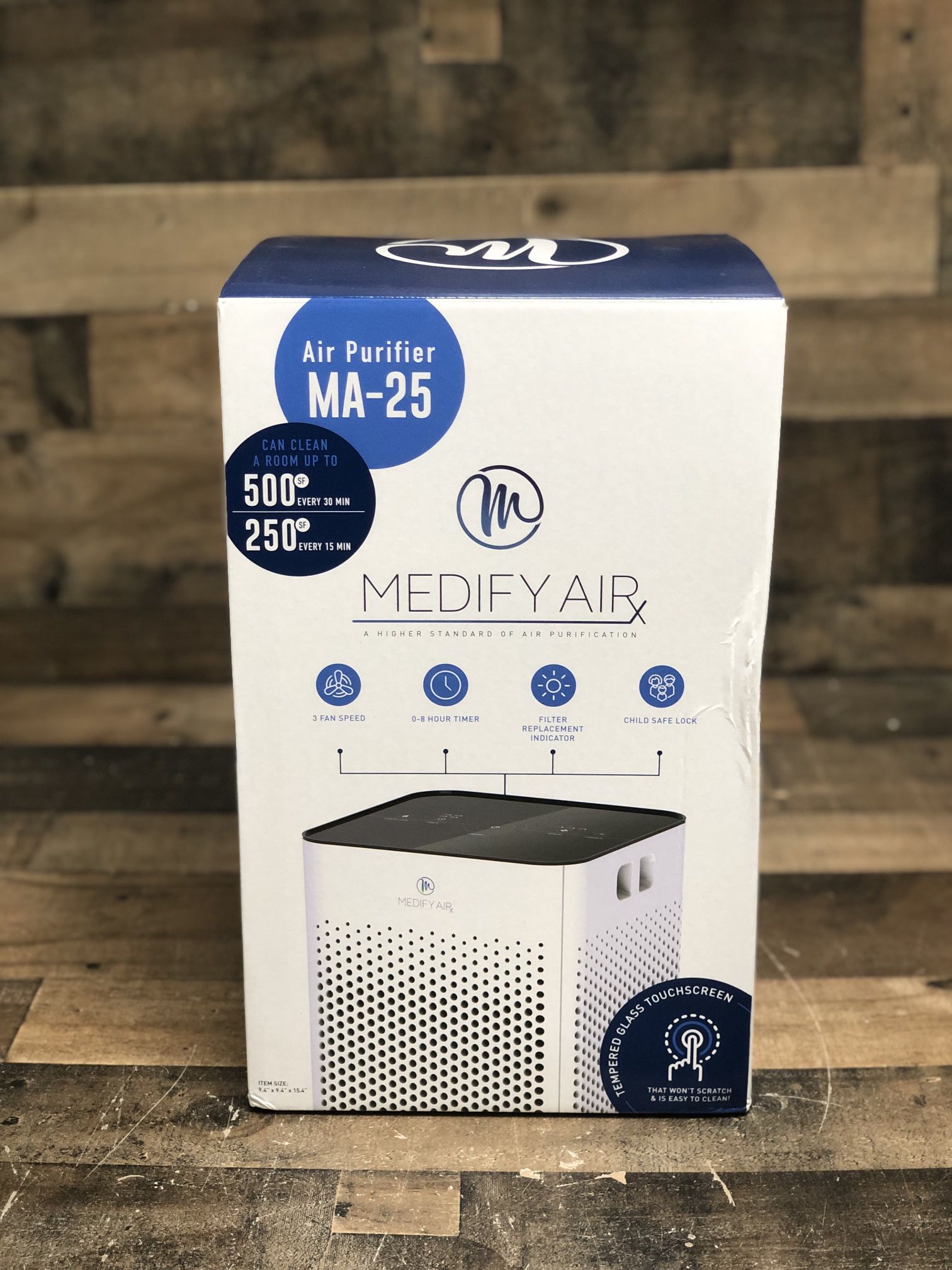 Medify Air MA-25 Air Purifier with H13 True HEPA Filter | 500 sq ft Coverage | for Allergens, Wildfire Smoke, Dust, Odors, Pollen, Pet Dander