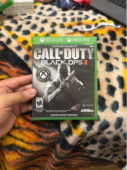 Call Of Duty Black Ops II Xbox 360 / Xbox One Game