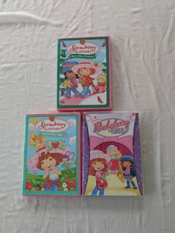 Christmas movies- Strawberry Shortcake DVD's, set of 3