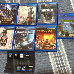 PlayStation Vita Game Collection - 7 Games With Original Cases