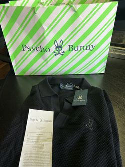 Black Psycho Bunny Polo