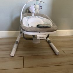 Ingenuity Any Way Sway Power Adapt Dual Direction Baby Swing