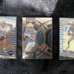 LA Chargers Absolute Football And Select Trading Cards