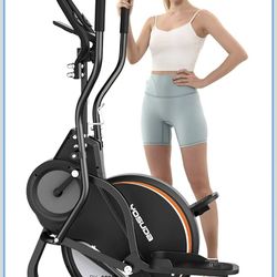 Elliptical Exercise Machine, 3-in-1 (Elliptical + Cardio Climber + Stair Stepper) Elliptical Machine - Black