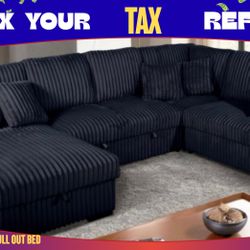 SECTIONAL WITH PULL OUT BED 