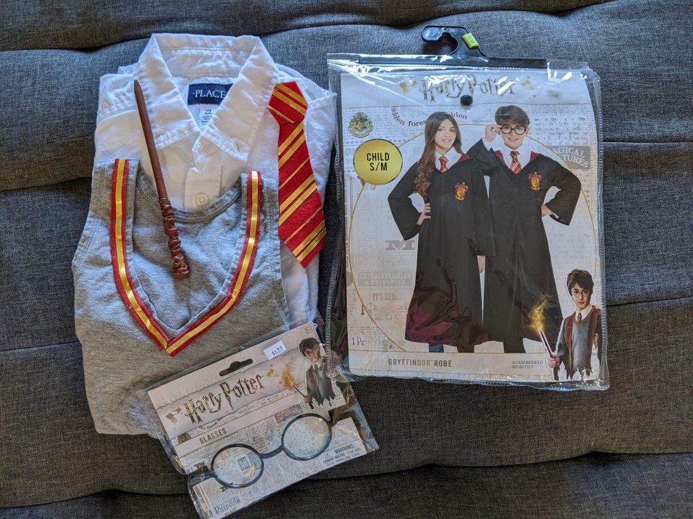 Harry Potter Costume With Handmade Accessories 