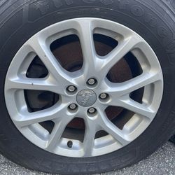 Firestone Tire And Jeep Wheel Rims Pair