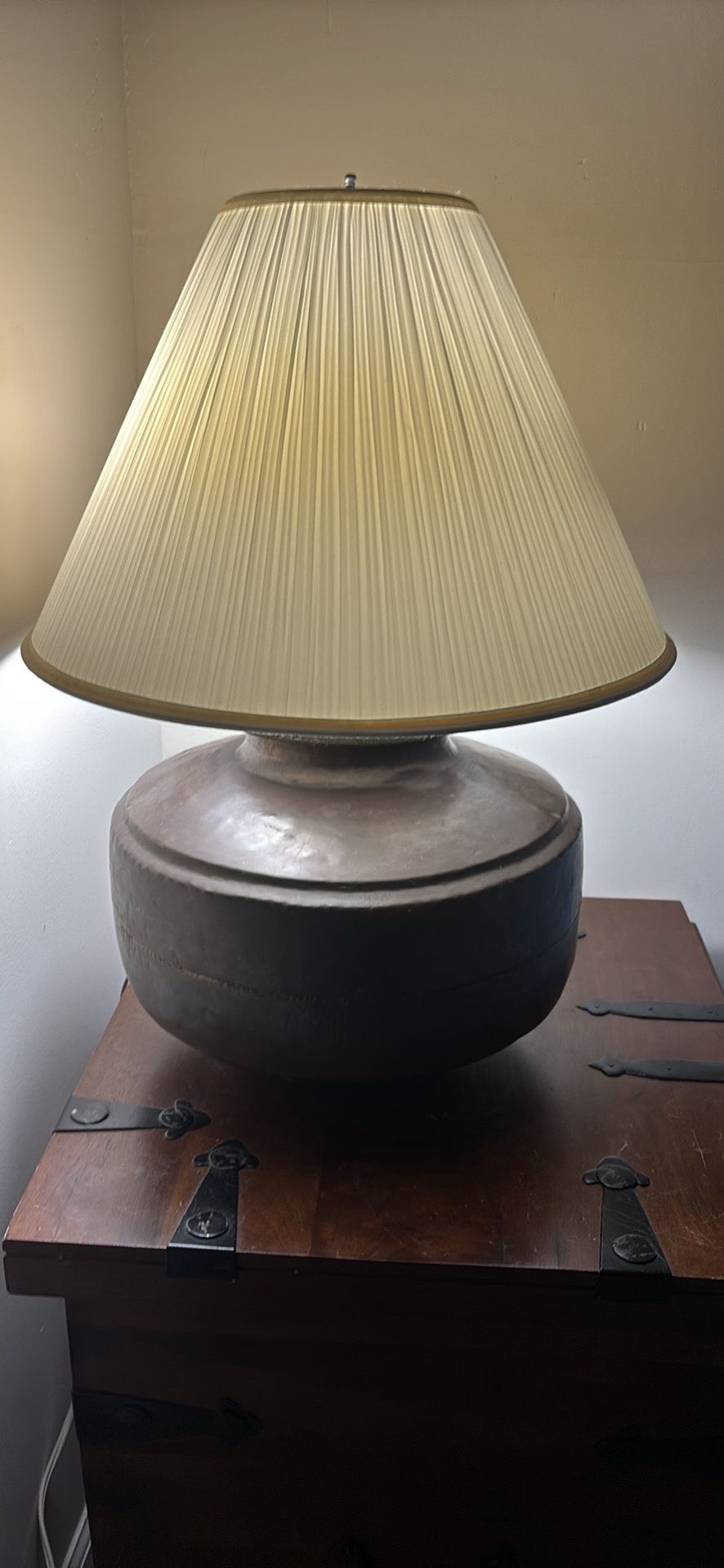 antique brass lamp 
