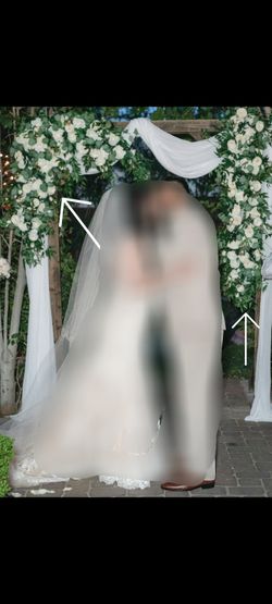 Faux Arch Flower Arrangements