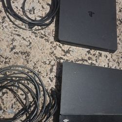 2  Playstation 4 Consoles (Regular & Slim)
