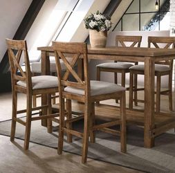 Set of 2 Barstools, Counter Height Chairs