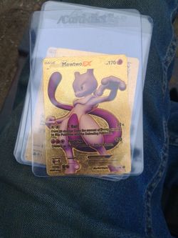 Golden Mewtwo TCG trading card