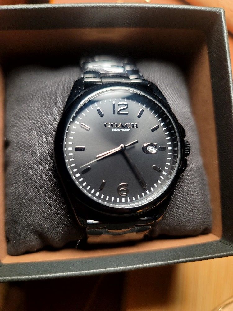 Coach Watch Black 