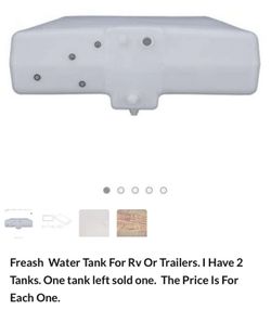 RecPro RV 45 Gallon Fresh Water Holding Tank for Campers, Trailers and RV Tank with Sensors. Brand New.
