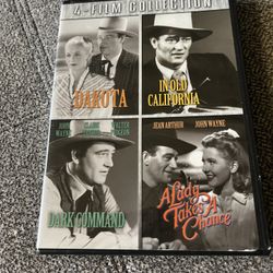 John Wayne’s 4 Film Collection Dakota-A Lady Takes A Chance-In Old California &