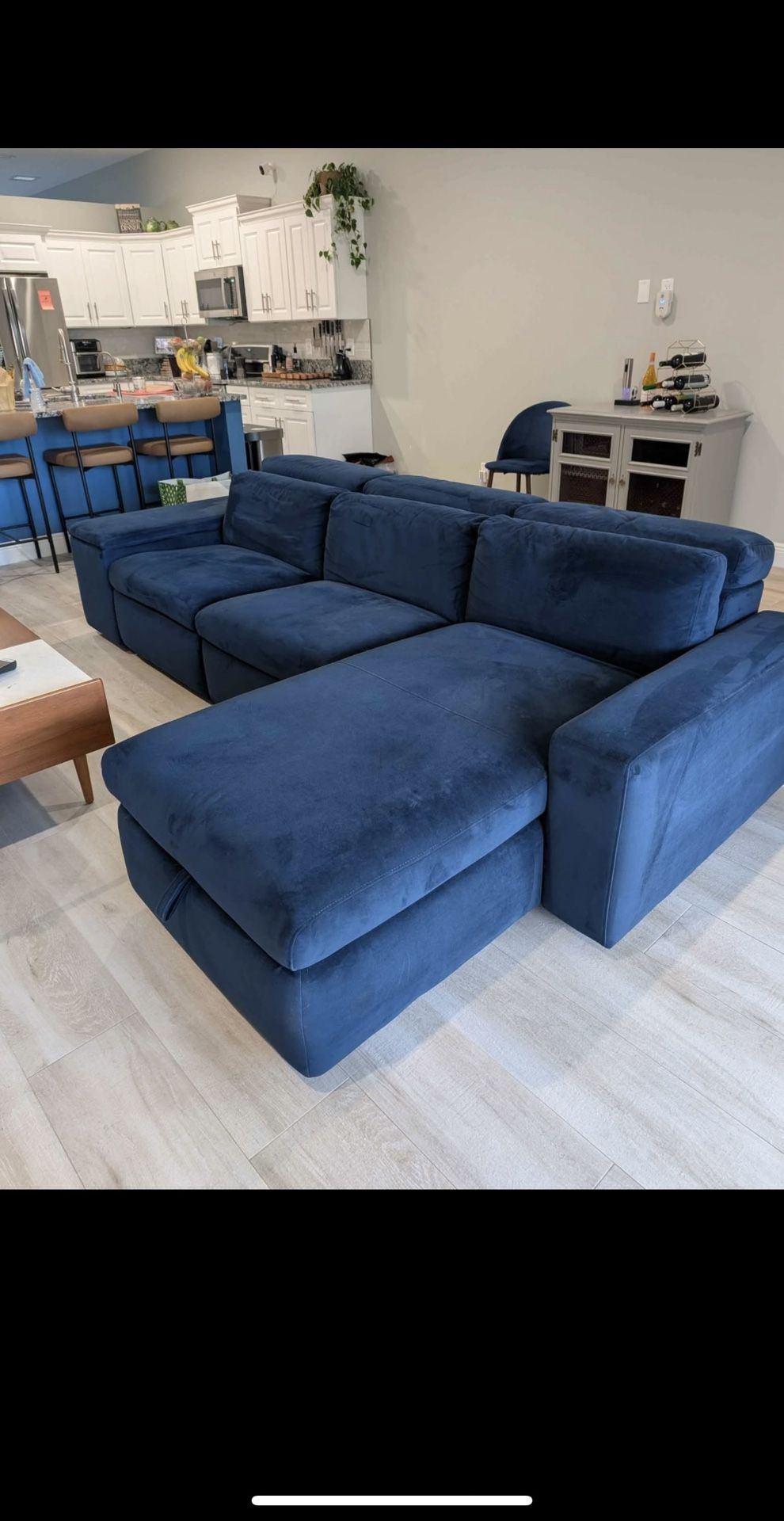 West Elm Enzo Sectional Couch