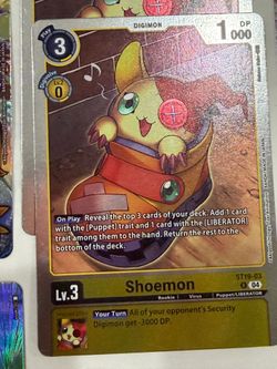 Digimon Card Shoemon ST19-03 Holo