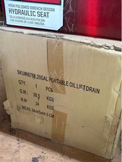 20 gallon portable oil drain