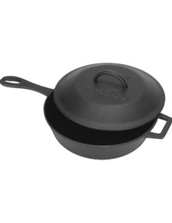 Bayou Classic 7440 3-qt Cast Iron Covered Skillet