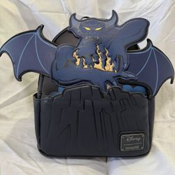 Disney Chernabog Bald Mountains Loungefly X LASR Mini Backpack Glow NWT