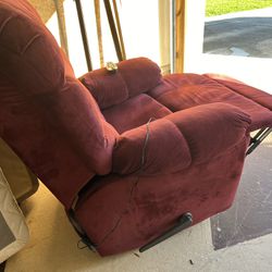Chair Living Room Recliner The Back Massage Clean Condition Good 