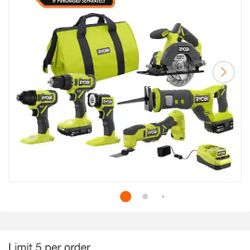 Ryobi Tool Set Brand New Never Opened 