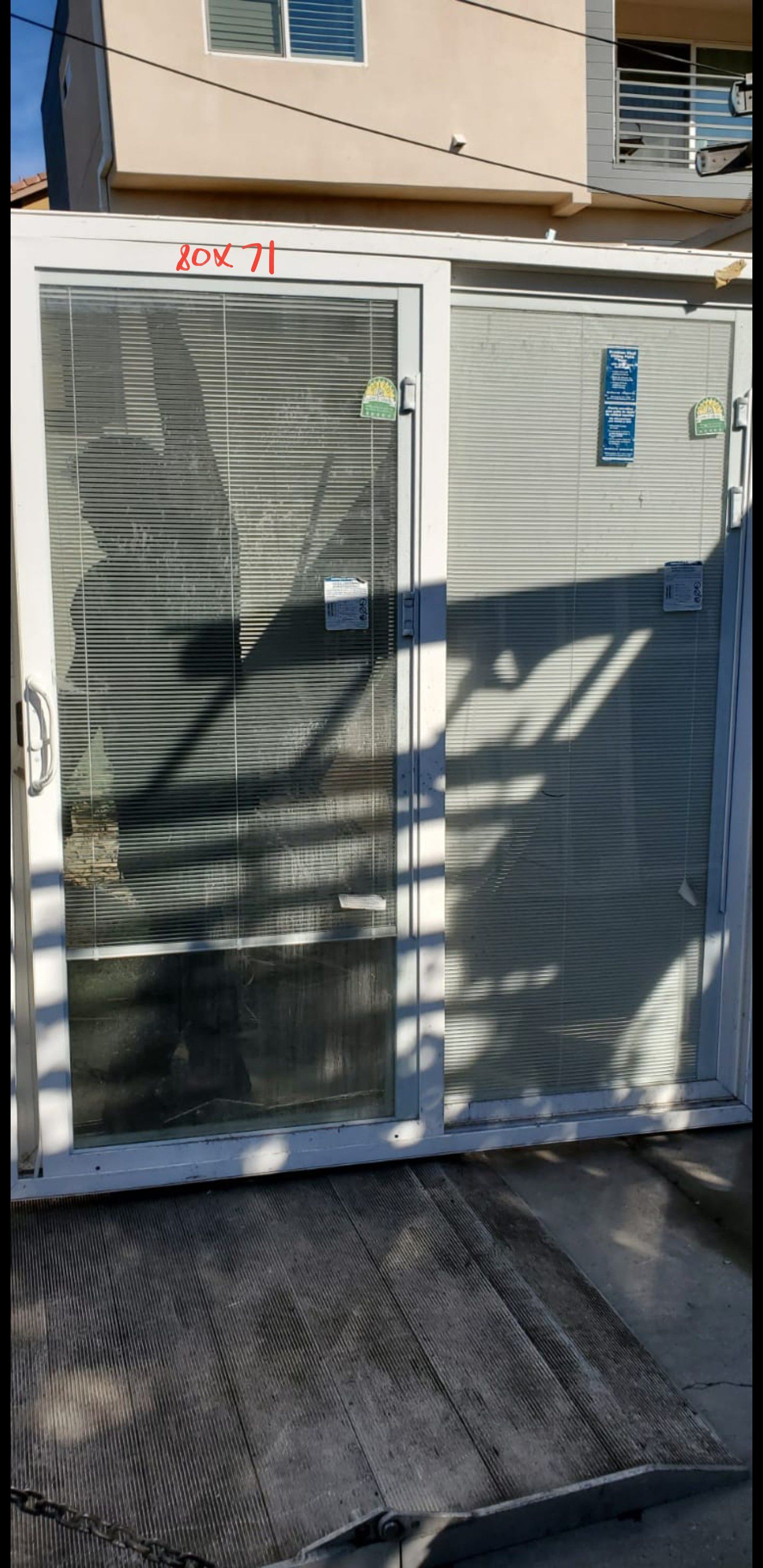 Slider Door with inGlass Curtain