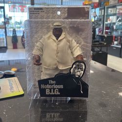 Mezco The Notorious B.I.G Beige Suit Doll 