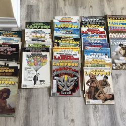 NATIONAL LAMPOON MAGAZINE LOT (60)Good to Mid Grade Issues From 1970's-80’s RARE
