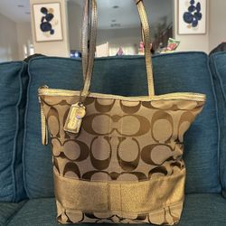 Vintage Coach Bag Tote