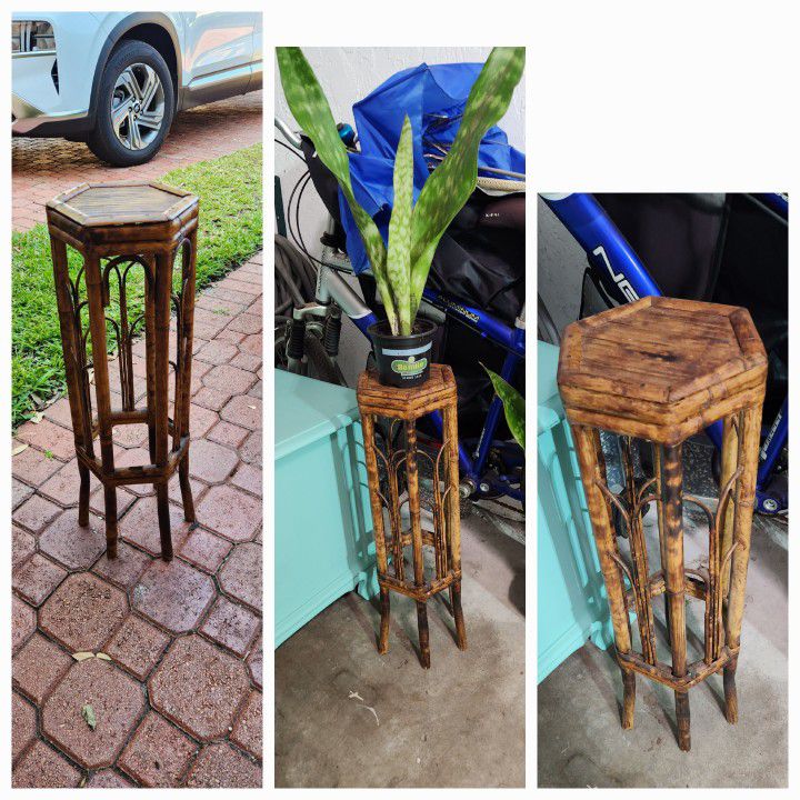 Bamboo Plant STAND. 26" TALL. $35 OR BEST OFFER 