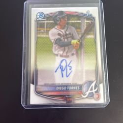 DIEGO TORNES 1st Bowman Auto - 2025 Bowman Chrome #CPA-DT