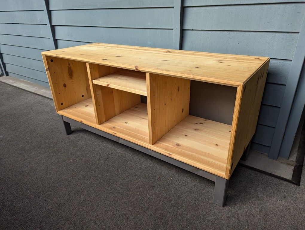 IKEA Nornas Bench Shelf Entertainment Center 
